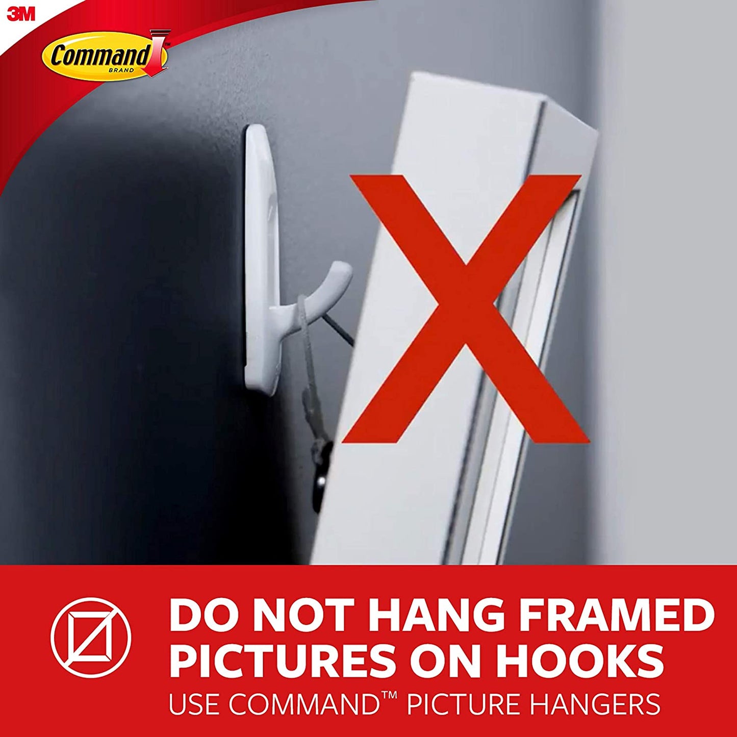 GP067-16NA Small Wire Hardware, White, 16 Hooks