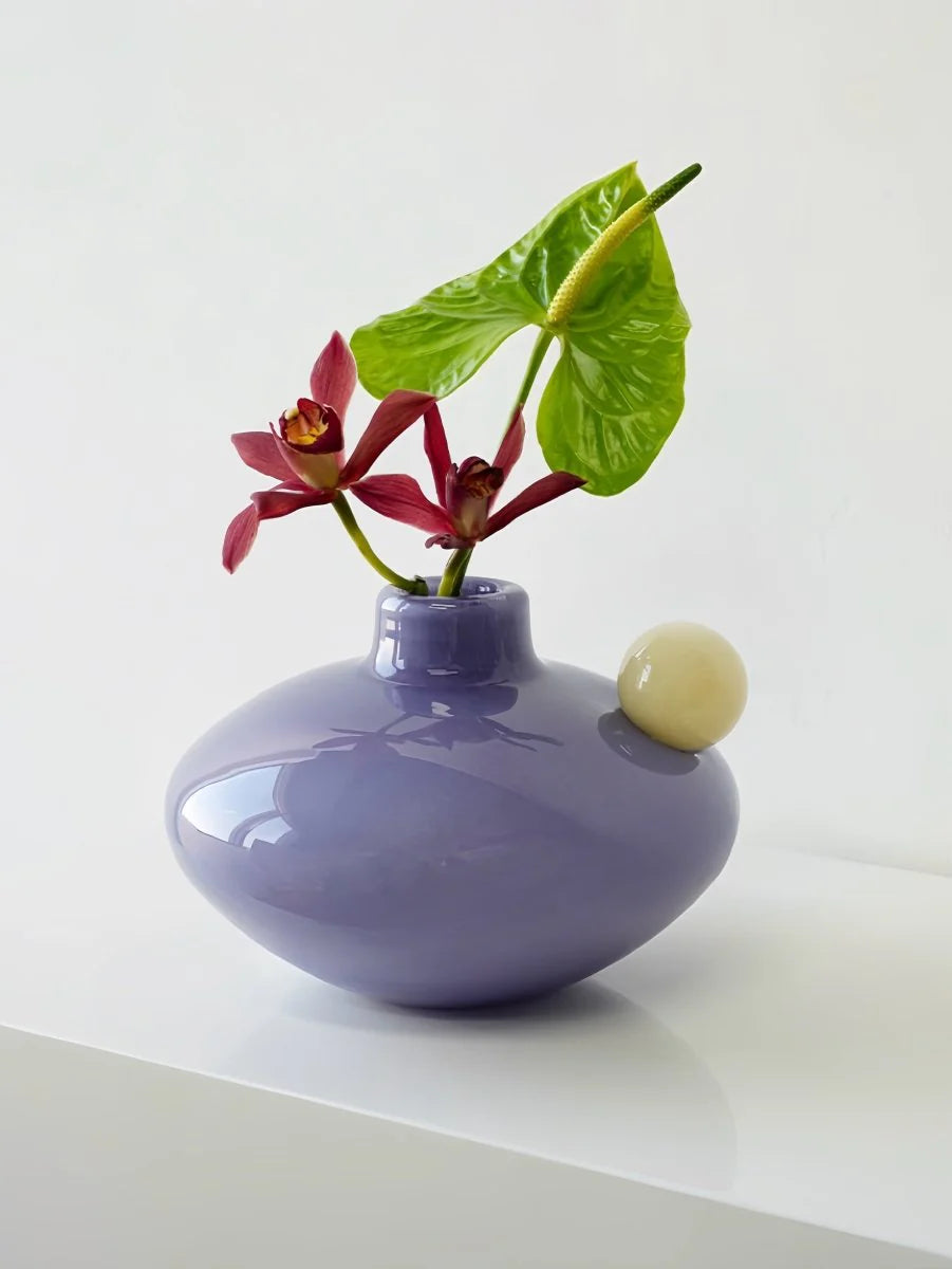 Jelly Bean Turnip Vase - Whimsical Dopamine Table Setting Centrepiece