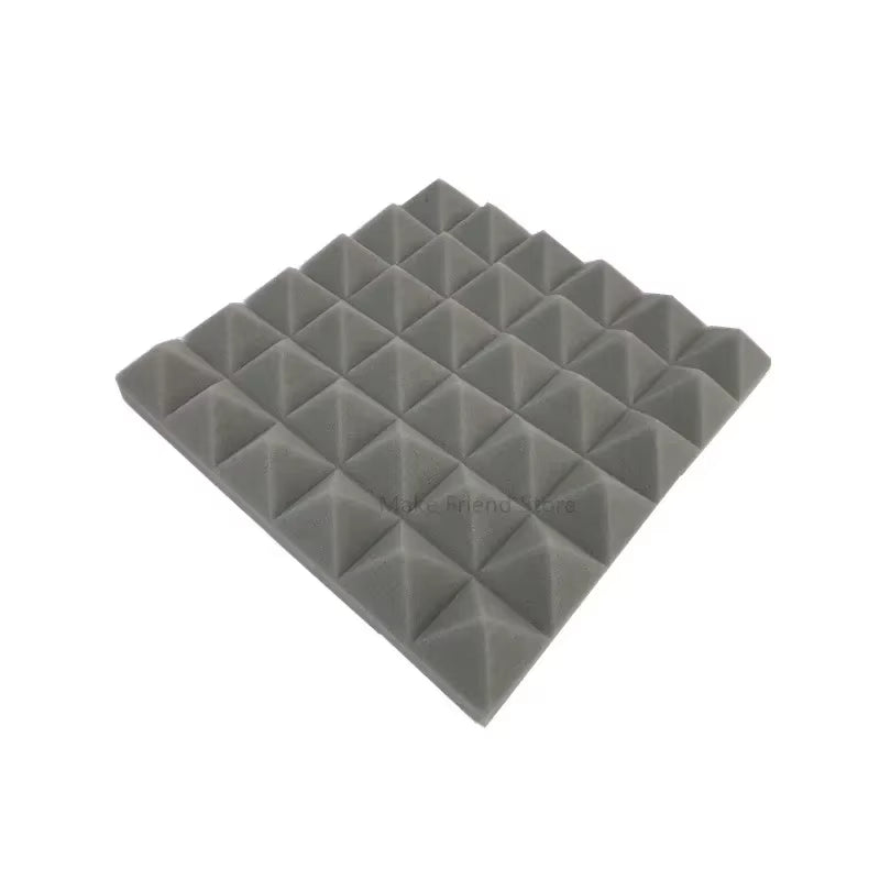 12/24Pack 30X30X5Cm Pyramid Acoustic Foam Sound Proof Absorption Insulation Treatment Panel Soundproofing Pad Wall Panels