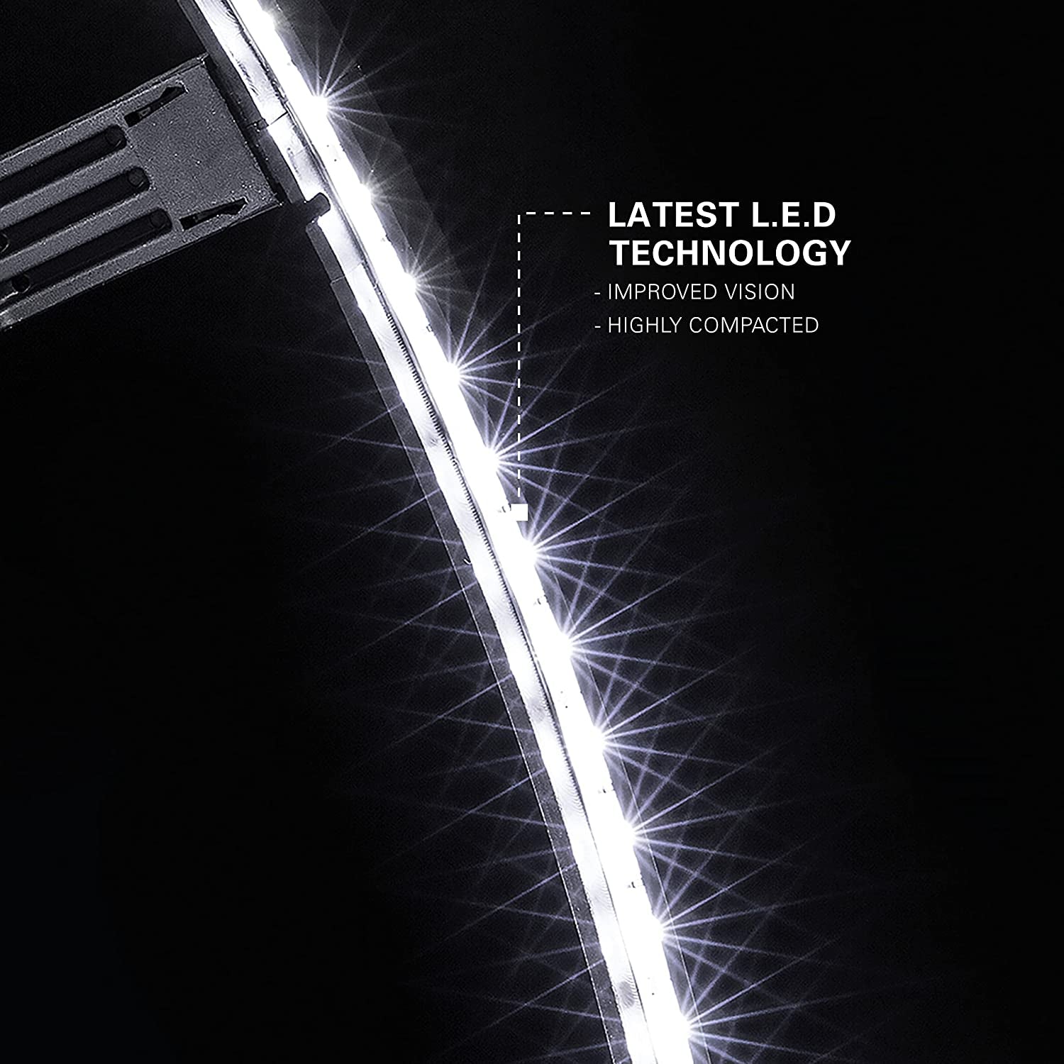 Corona Vision Dartboard Lighting System, Black Frame | White LED Dart Board Surround Ring Light | Available with Pro Tour Dartboards Surround & Championship Dartboard, or Oche Dart Mat
