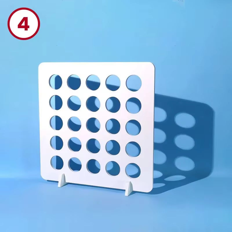 Cucoloris Cookie GOBO Light Shaping Tools Photo Props Window Pane Shadow Blinds Frame Half Dome Pattern for Photographic Studio