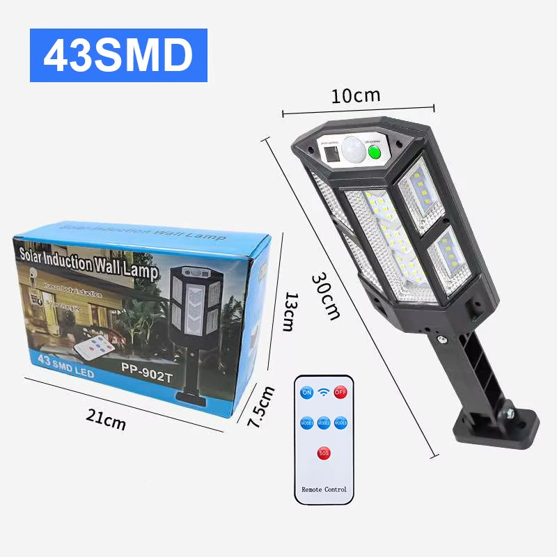 600W Powerful Solar Outdoor Lights 20000LM Outdoor Solar Lamp of Motion Sensor Waterproof IP65 Solar Garden Light Street Yard La