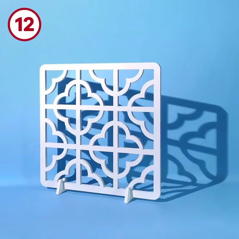 Cucoloris Cookie GOBO Light Shaping Tools Photo Props Window Pane Shadow Blinds Frame Half Dome Pattern for Photographic Studio