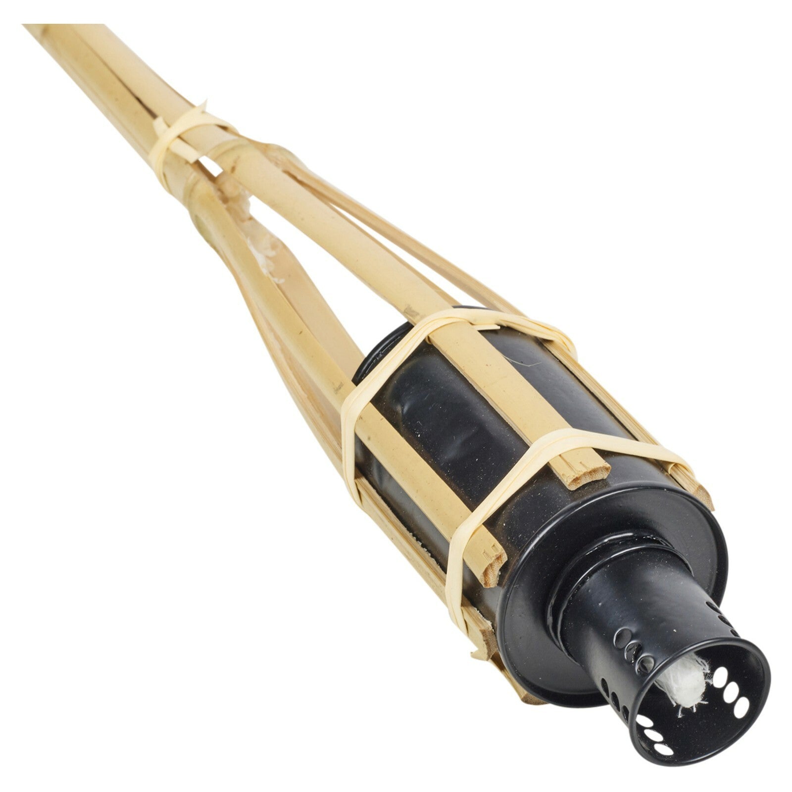2Ft 1/2/4 or 6 Bamboo Torch Lantern Garden Oil Paraffin Outdoor Lighting Burner