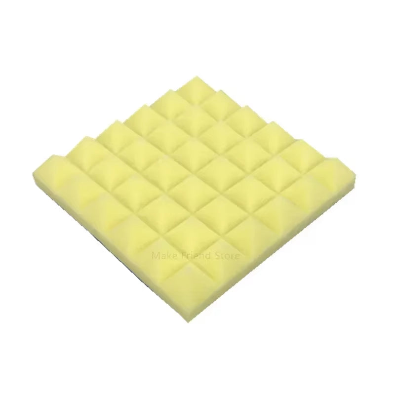 12/24Pack 30X30X5Cm Pyramid Acoustic Foam Sound Proof Absorption Insulation Treatment Panel Soundproofing Pad Wall Panels