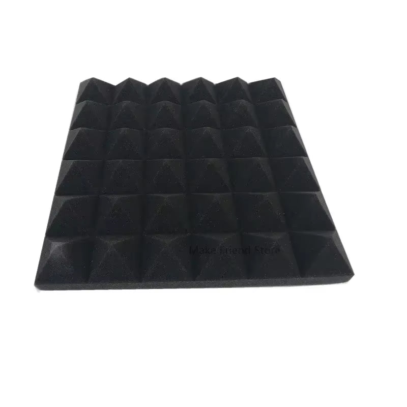 12/24Pack 30X30X5Cm Pyramid Acoustic Foam Sound Proof Absorption Insulation Treatment Panel Soundproofing Pad Wall Panels