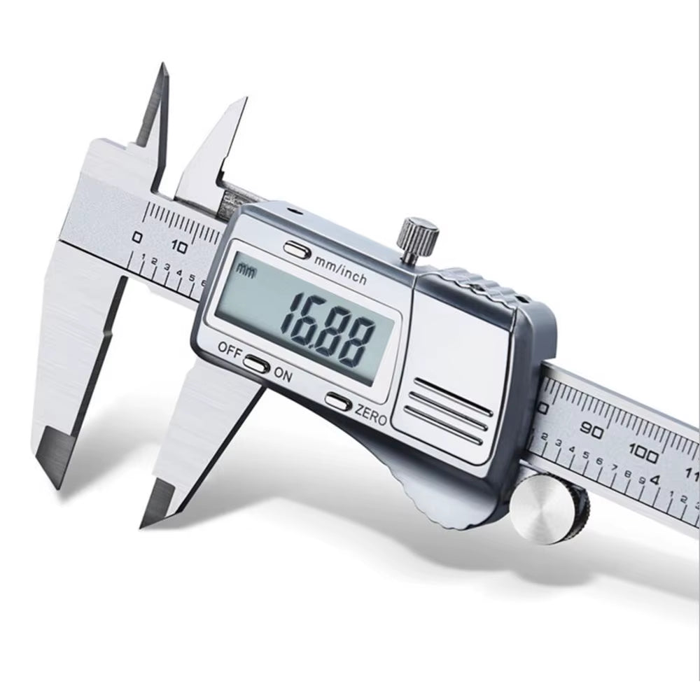 4/6-Inch 100/150Mm Big Screen Digital Calipers Stainless Steel Electronic Vernier Caliper Metal Micrometer Measuring Tools