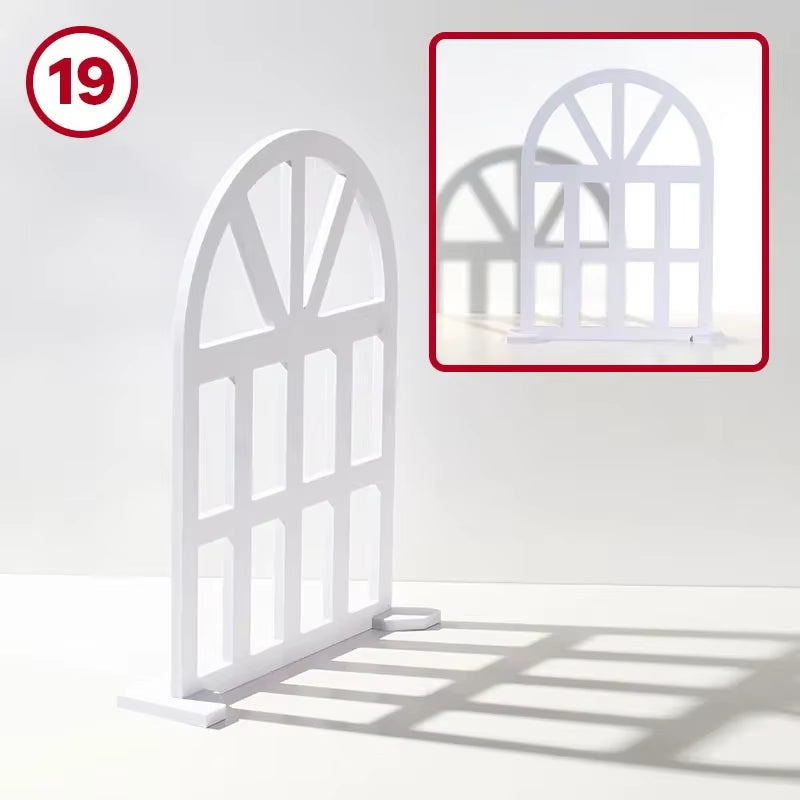 Cucoloris Cookie GOBO Light Shaping Tools Photo Props Window Pane Shadow Blinds Frame Half Dome Pattern for Photographic Studio