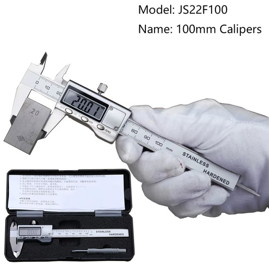 4/6-Inch 100/150Mm Big Screen Digital Calipers Stainless Steel Electronic Vernier Caliper Metal Micrometer Measuring Tools