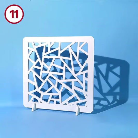 Cucoloris Cookie GOBO Light Shaping Tools Photo Props Window Pane Shadow Blinds Frame Half Dome Pattern for Photographic Studio