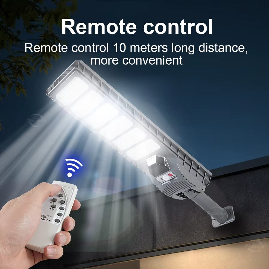 600W Powerful Solar Outdoor Lights 20000LM Outdoor Solar Lamp of Motion Sensor Waterproof IP65 Solar Garden Light Street Yard La