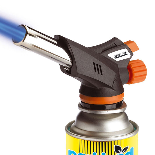 Butane Gas Blow Torch Burner Welding Auto Ignition Soldering BBQ Flame Thrower