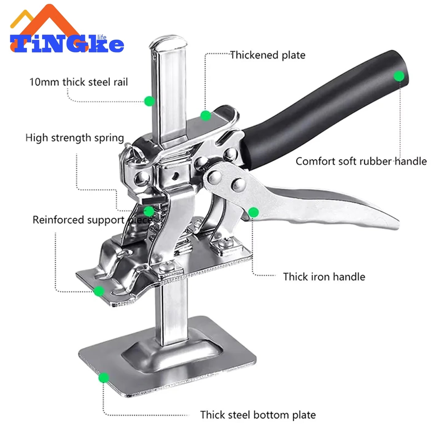 Multifunction Hand Lifting Tool Labor-Saving Arm Jack Door Lifting Cabinet Board Height Adjuster Anti-Slip Hand Elevator Tools