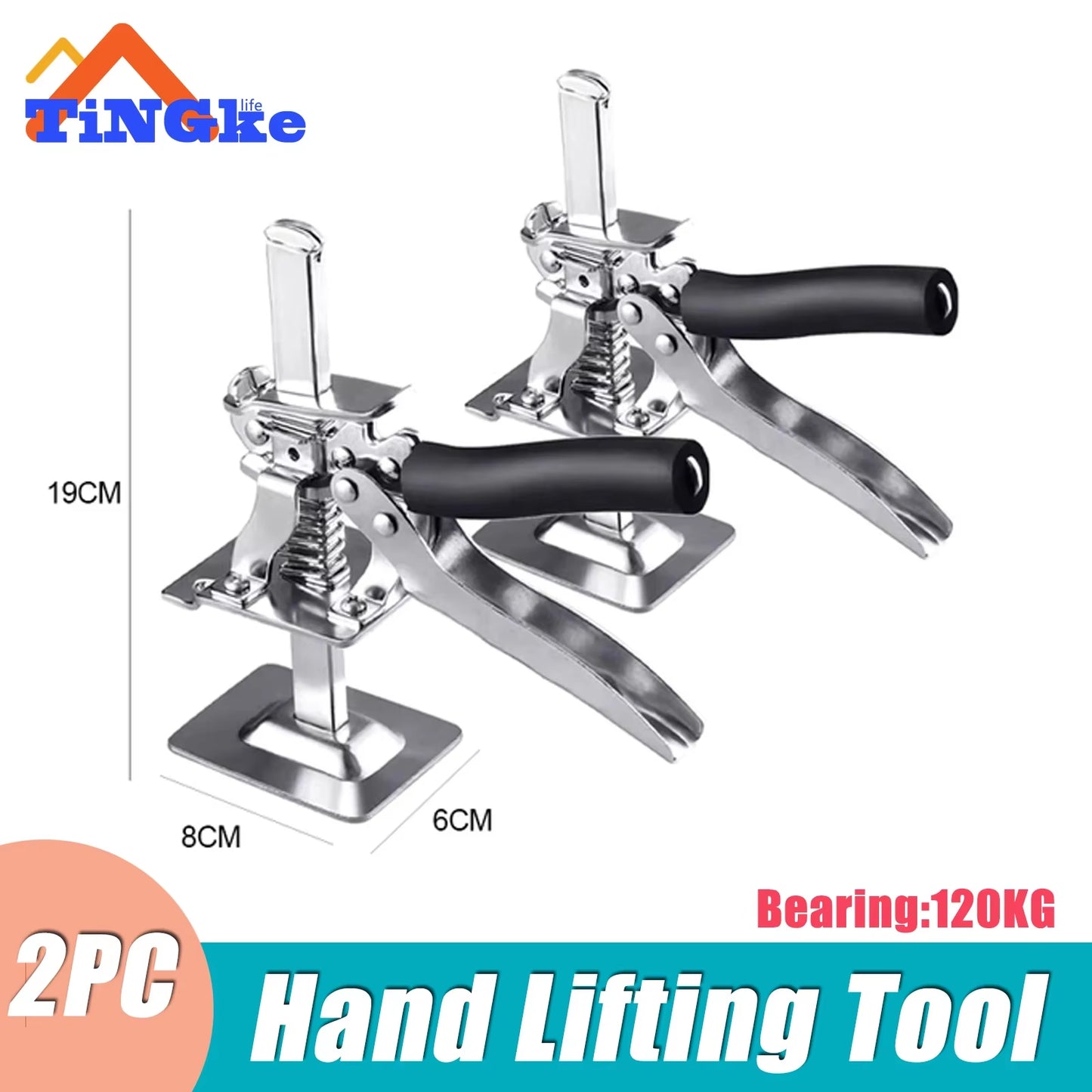 Multifunction Hand Lifting Tool Labor-Saving Arm Jack Door Lifting Cabinet Board Height Adjuster Anti-Slip Hand Elevator Tools
